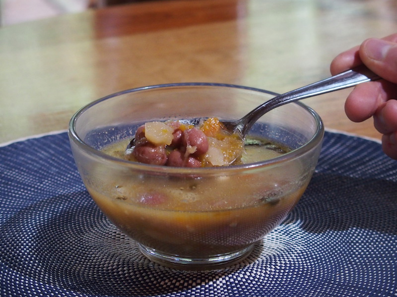 soupe de frijole plat typique equateur
